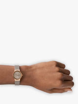 Skagen SKW3005 Women's Freja Eco Leather Strap 26mm Watch - Brown/Rose Gold