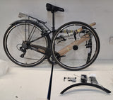 Apollo Belmont Mens 21 Speed V-Brakes Hybrid Bike - Black -  18" Medium