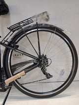 Apollo Belmont Mens 21 Speed V-Brakes Hybrid Bike - Black -  18" Medium