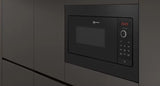 Neff N30 HLAWG25S3B Built-In 20L 50cm Microwave Oven 800W - Black - Kazoop 