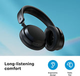 Sennheiser Accentum Noise-Cancelling Wireless Over-Ear Headphones - Black - Kazoop 