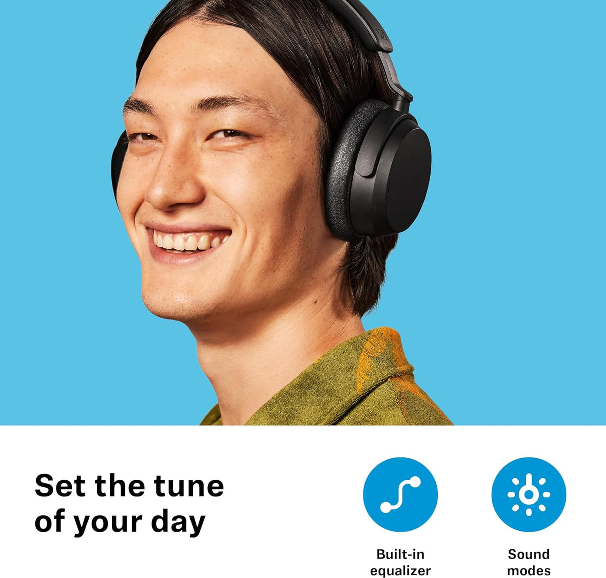 Sennheiser Accentum Noise-Cancelling Wireless Over-Ear Headphones - Black - Kazoop 