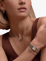 Olivia Burton 24000281 Women's Bracelet Strap Watch Silver Stainless Steel