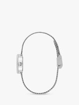 Olivia Burton 24000278 Womens Mesh Analogue Bracelet Wristwatch 20mm Silver