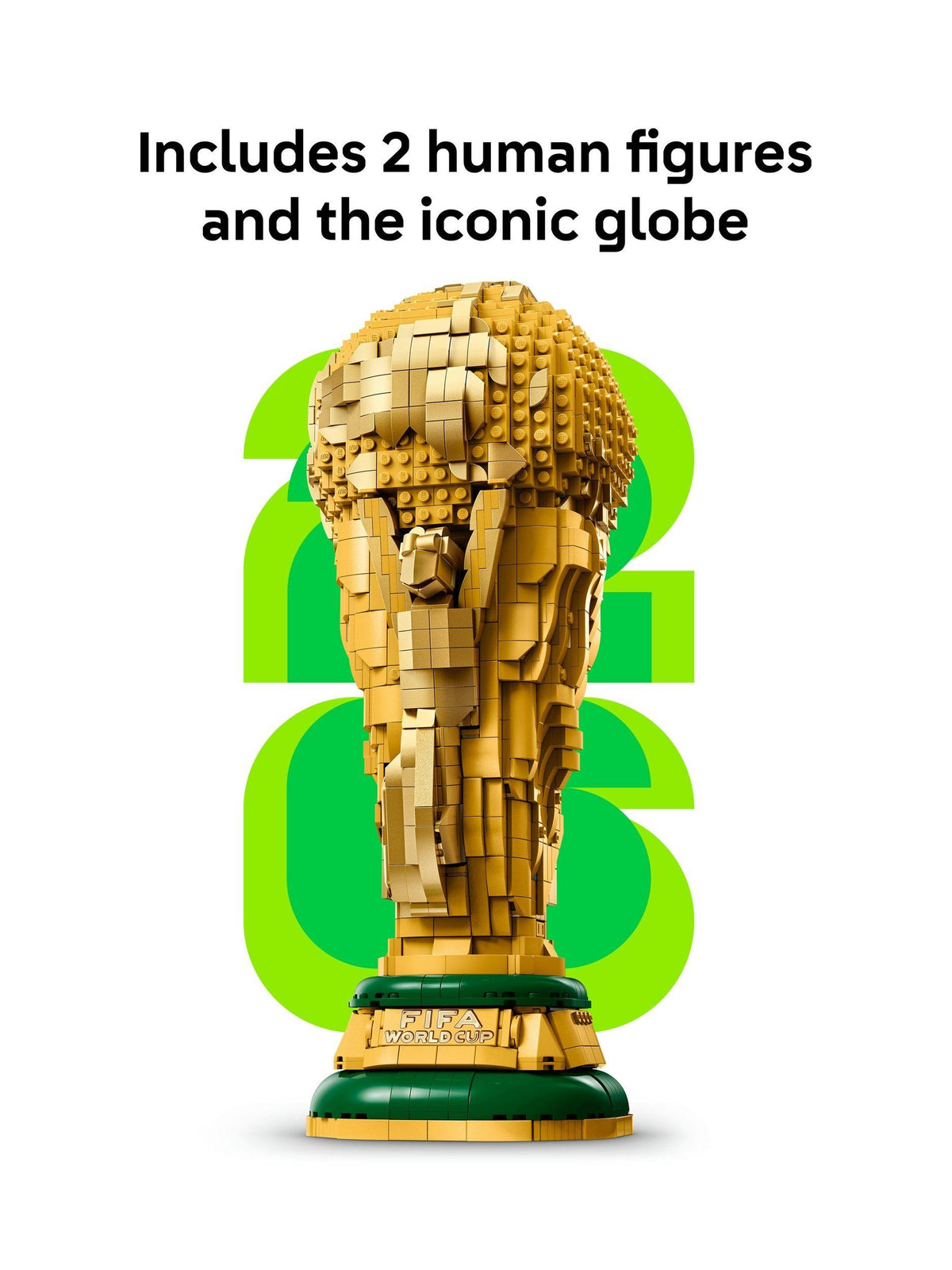 LEGO Editions 43020 FIFA World Cup Official Trophy Model Kit 2842 Piece Set