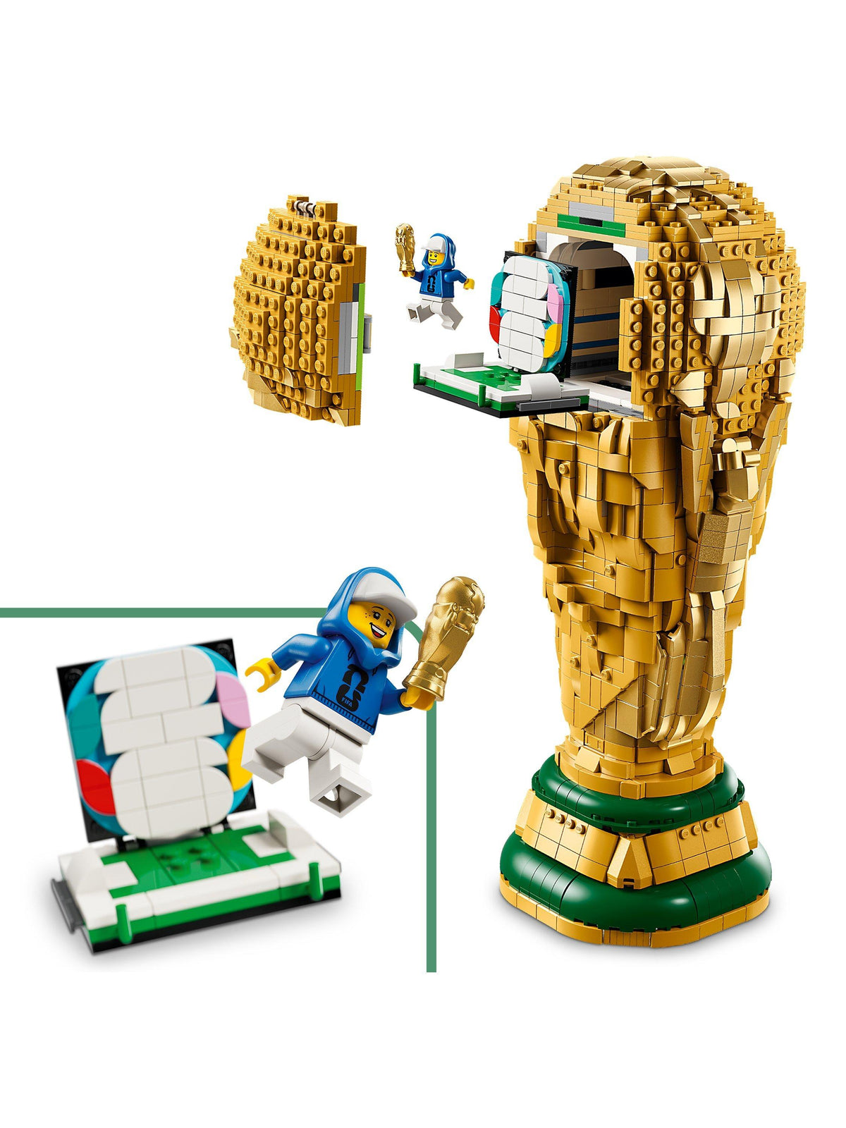LEGO Editions 43020 FIFA World Cup Official Trophy Model Kit 2842 Piece Set