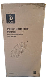 Stokke Sleepi V3 Oval Breathable Baby Crib Mattress 72 x 139cm - White