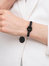 Coach 14504569 Women's 22mm Mesh Bracelet Stainless Steel Watch 3ATM - Black