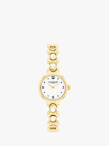 Coach 14504650 Women's 22mm Round Stainless Steel Bracelet Strap Watch Gold