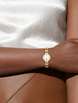 Coach 14504650 Women's 22mm Round Stainless Steel Bracelet Strap Watch Gold