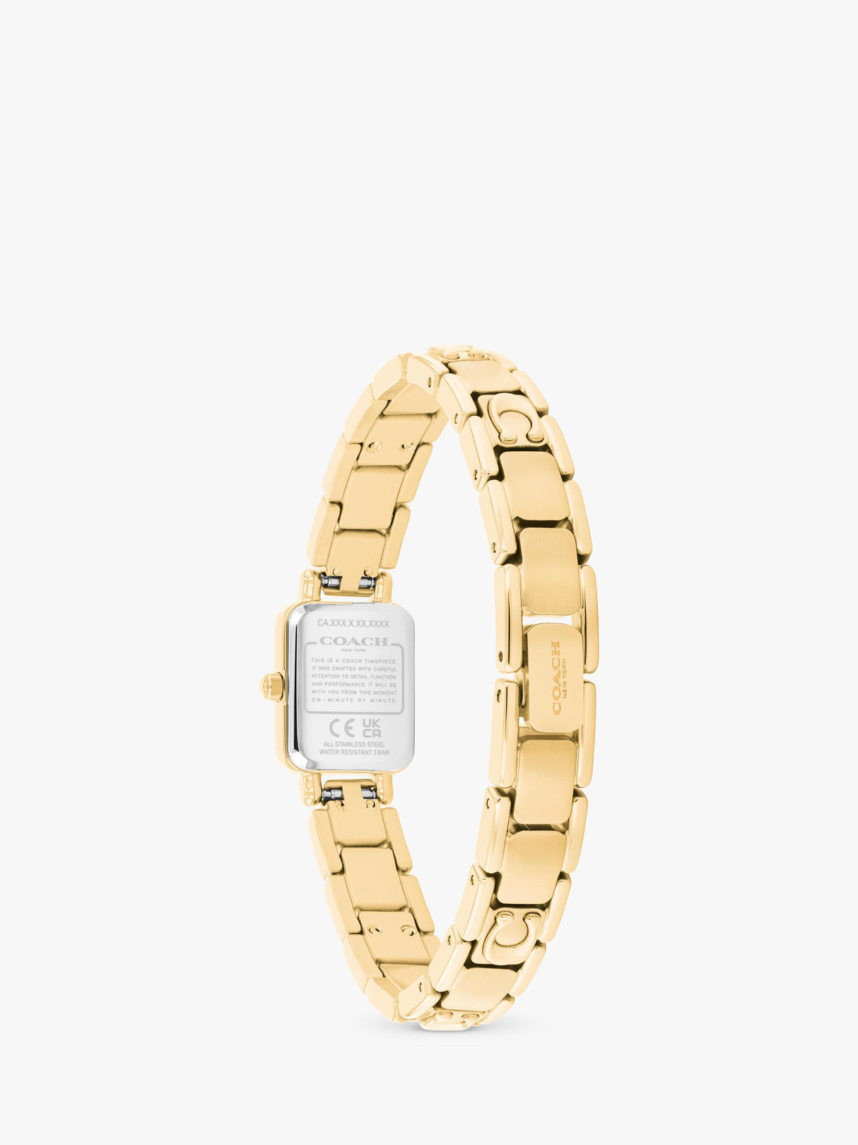 Coach 14504672 Women's Mara Analogue Square Bracelet Watch - 19mm - Gold