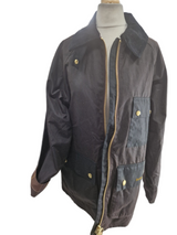 Barbour Luella Women's Collared Waxed Cotton Zip Jacket - Black - UK 8