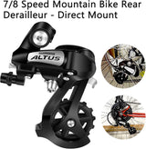 Shimano RD-M310 Altus 7/8-speed MTB Wide Link Rear Derailleur SGS Cage-Black