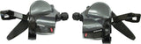 SL-R2000 Claris 8-speed Road Flat Bar Levers Double - Black