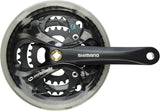 Shimano FC-M361 8 Speed 28/38/48T - 175mm 4-Bolt Tapered Chainset - Black