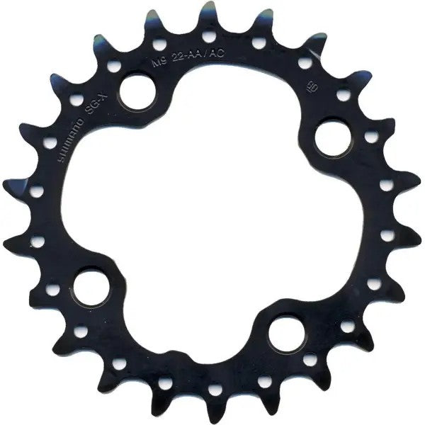Shimano Bike Replacement Parts FC-M660 22T 64mm 3x9 Speed Chainring - Black