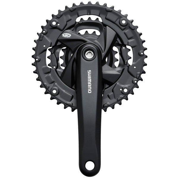 Shimano FCM371 48-36-26T 175mm 3x9 Speed Square Taper Chainset & Chain Guard