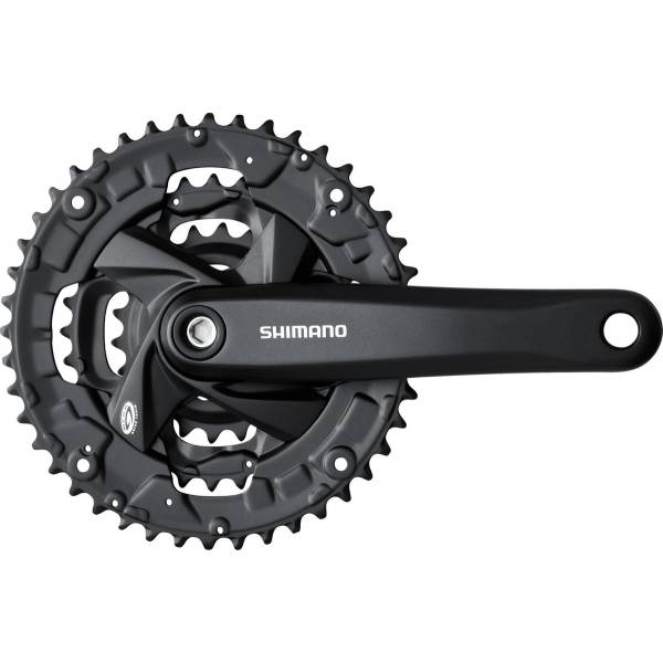 Shimano F371 Chainset Without Chainguard Square Taper 44-32-22T 175 mm Black