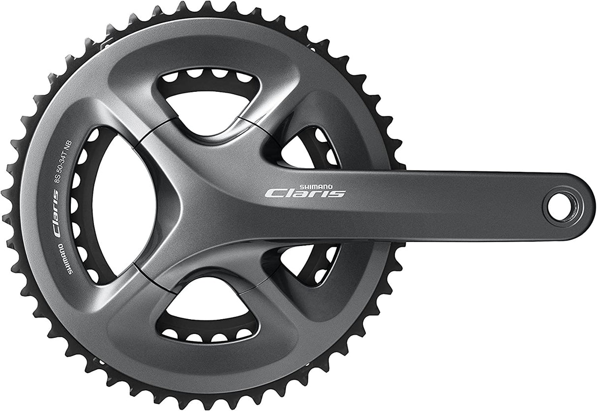 Shimano FC-R2000 Claris 50-34 Teeth Crankset 2x8S - Grey