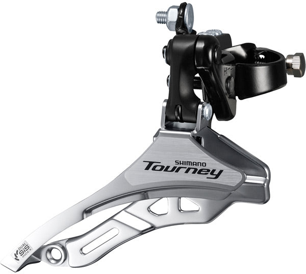 Shimano Tourney Dual SIS FD-TY300 31.8MM Bicycle Front Derailleur - Silver