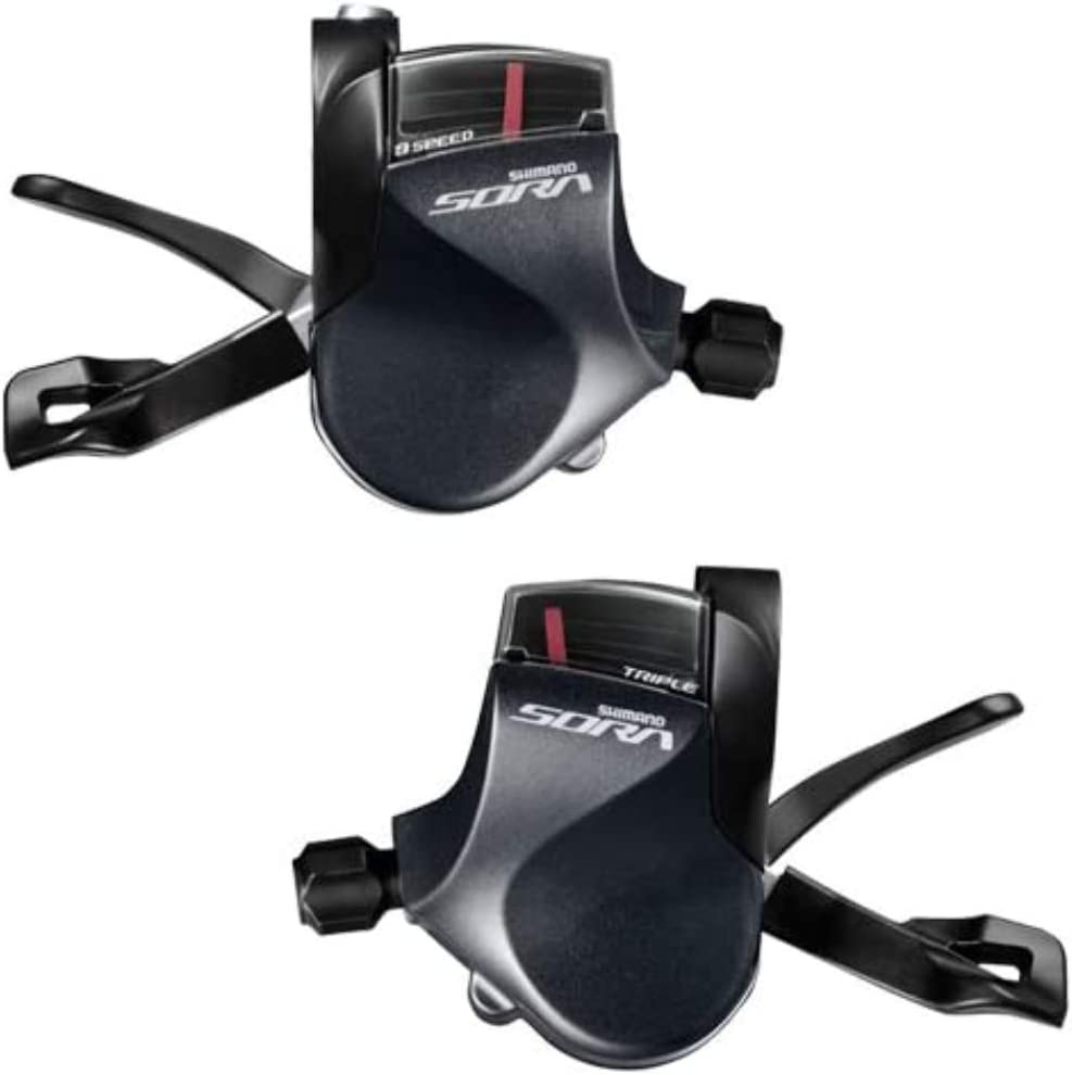 Shimano SL-R3000 Sora 9-Speed Shift Levers for Flat Bar - Black