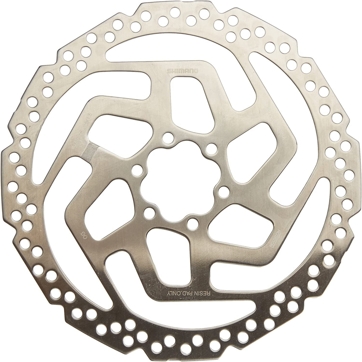 Shimano SM-RT26 6 Bolt Disc Rotor for Resin Pads 180mm - Silver