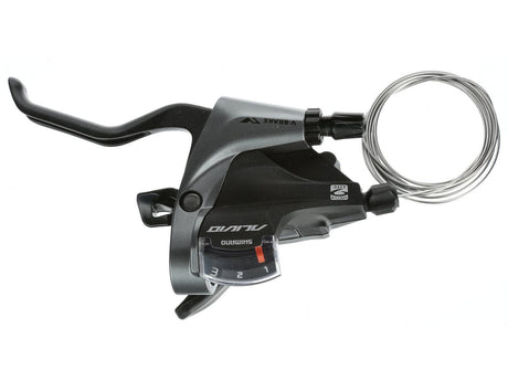 Shimano Alivio ST-M4000-L Left Hand 3-speed Shift/Brake Lever - Black/Silver