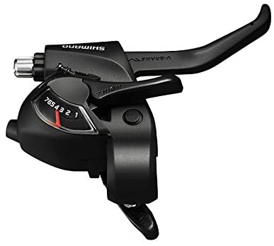Shimano ST-EF41 EZ Fire Plus STI for V-Brakes 3x6-Speed Lever - Black