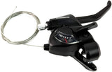 Shimano ST-EF41 EZ Fire Plus STI for V-Brakes 3x6-Speed Lever - Black