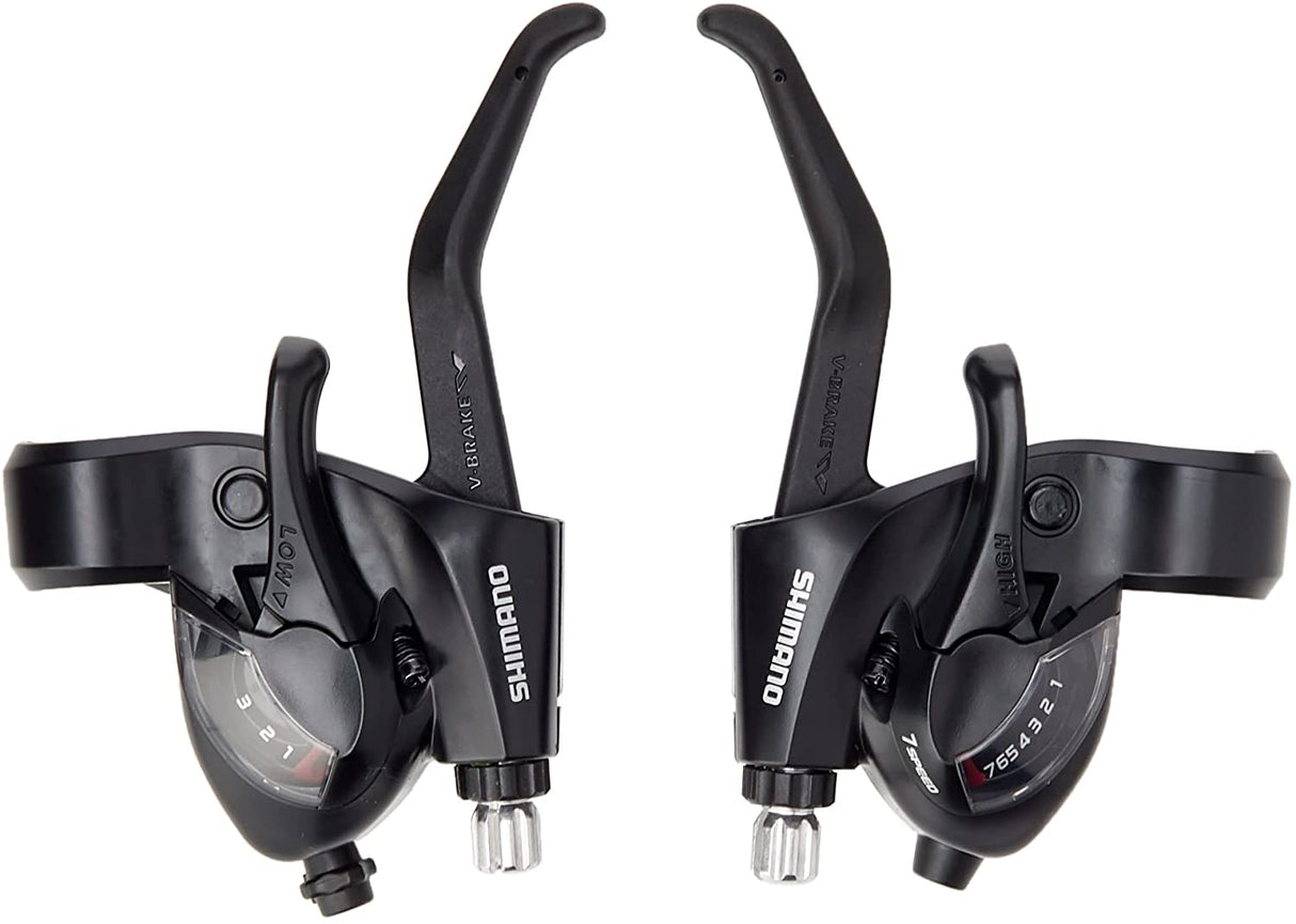 Shimano ST-EF41 EZ Fire Plus STI Set for V-Brakes 3x7-Speed Lever - Black