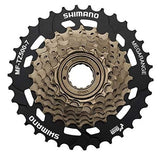 Shimano MF-TZ500 7-Speed Multiple Freewheel 14-34 Tooth - Black