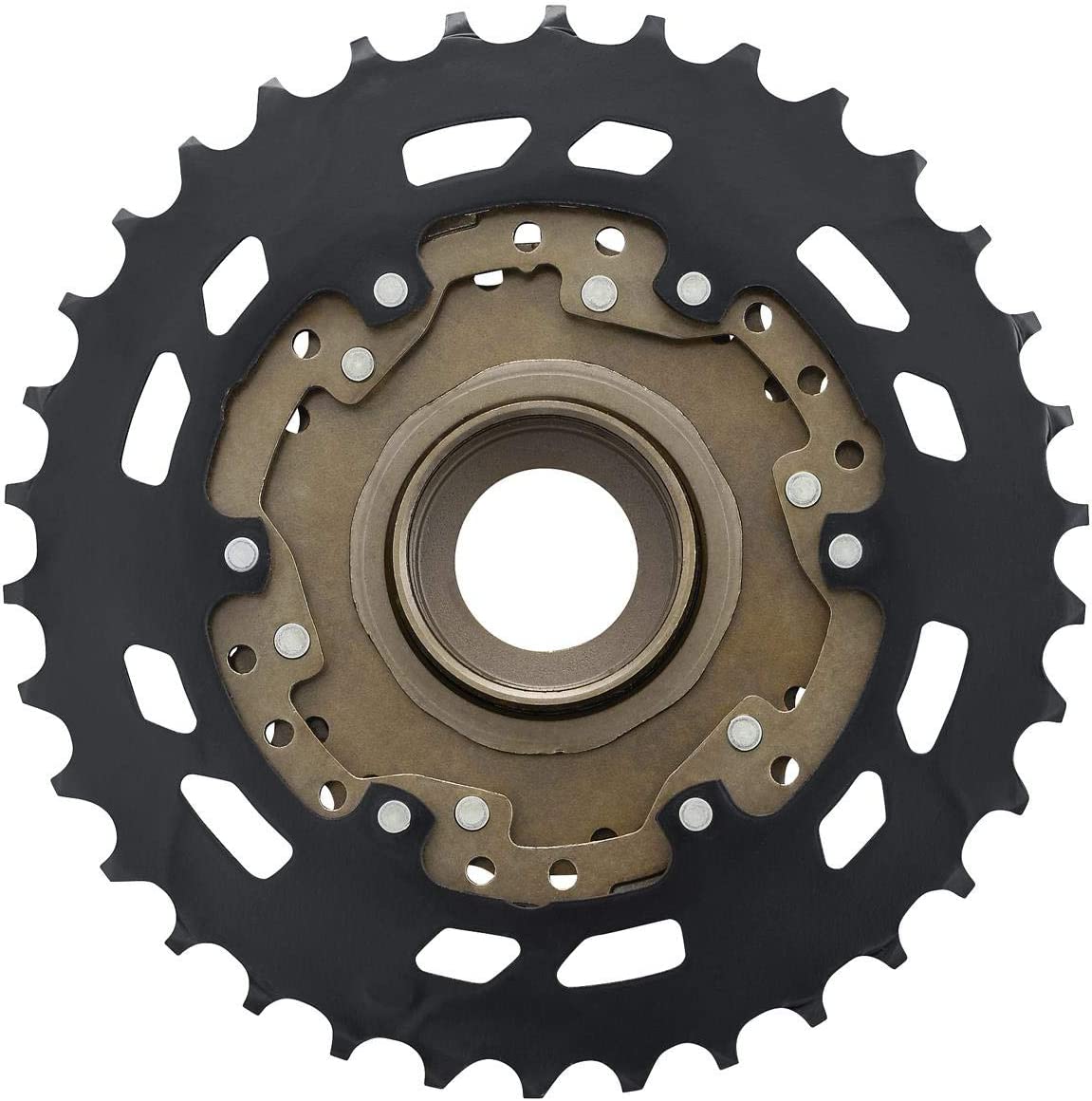Shimano MF-TZ500 7-Speed Multiple Freewheel 14-34 Tooth - Black