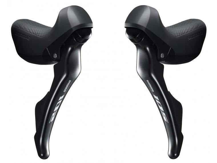 Shimano 105 ST-R7000 Double Mechanical 11-Speed STI Shift Levers - Black