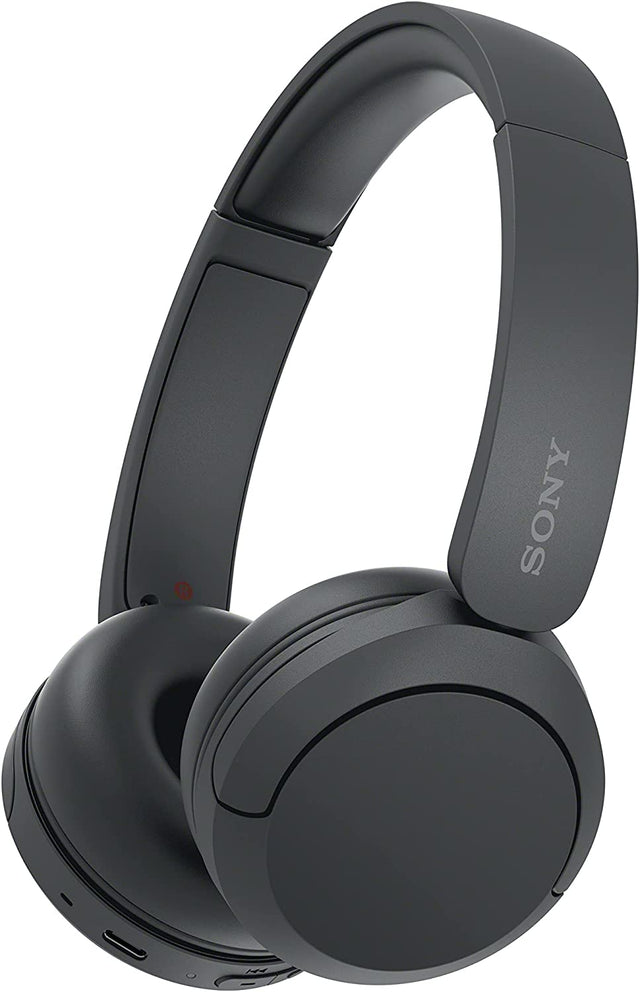 Sony WH-CH520 On-Ear Wireless Bluetooth Headphones - Black - Kazoop 
