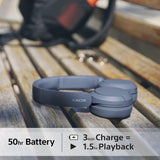 Sony WH-CH520L Wireless Bluetooth On-Ear Headphones with Microphone - Blue