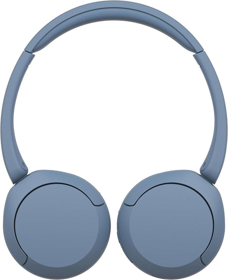 Sony WH-CH520L Wireless Bluetooth On-Ear Headphones with Microphone - Blue - Kazoop 