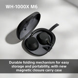 Sony WH-1000XM6 Wireless Over-Ear Foldable Noise-Cancelling Headphones Black