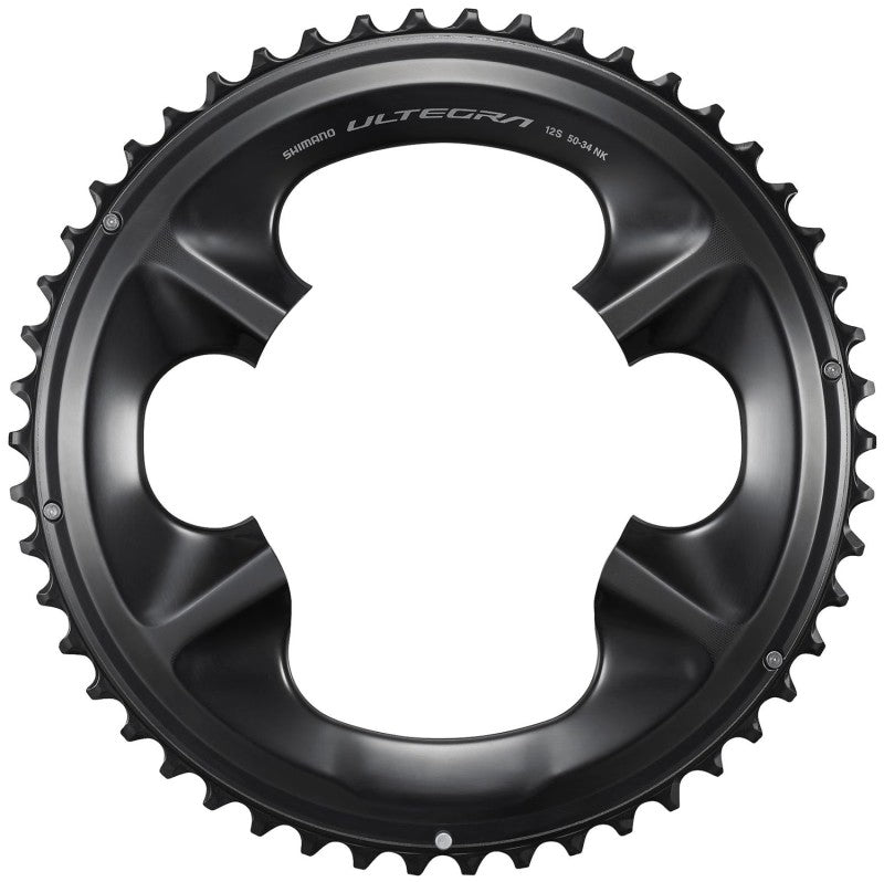 Shimano Bike Replacement Parts Ultegra R8100 Chainring 50 Teeth NK - Black