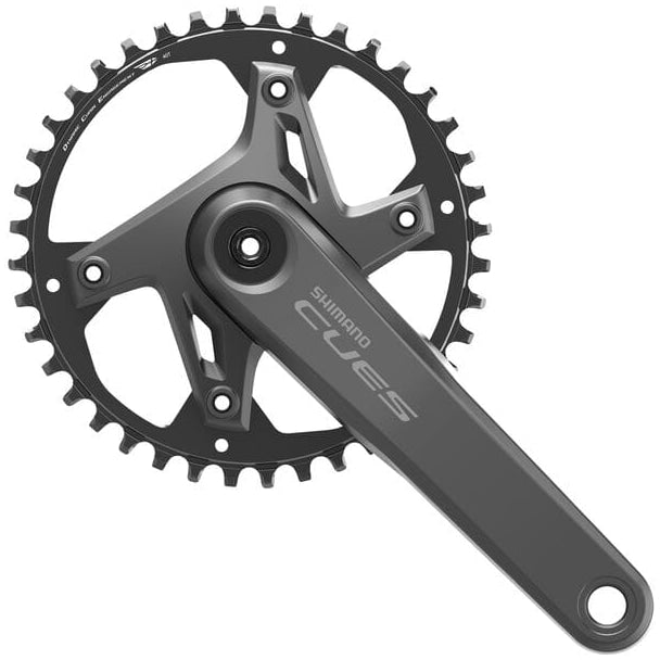 Shimano CUES FC-U6000-1 40T 170mm 1x 9/10/11 Speed Hollowtech Crankset Black