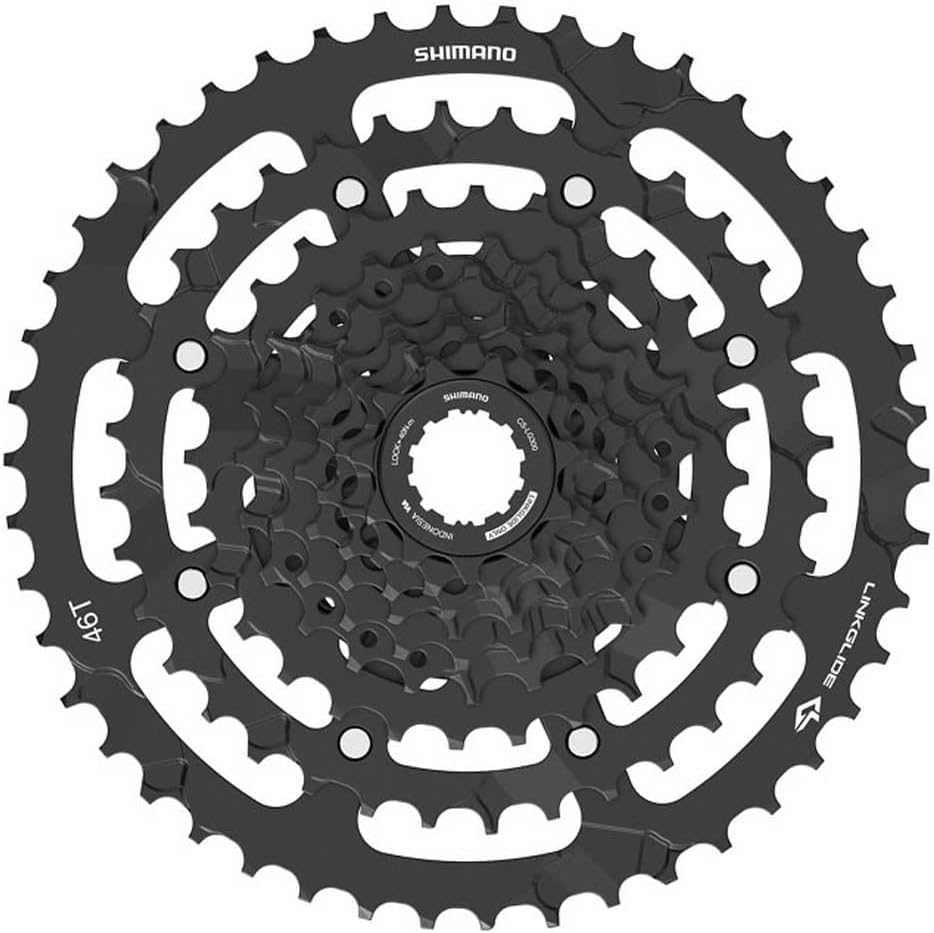 Shimano Cues CS-LG300 9 Speed 2-way Shifting Cassette 11-46T - Black