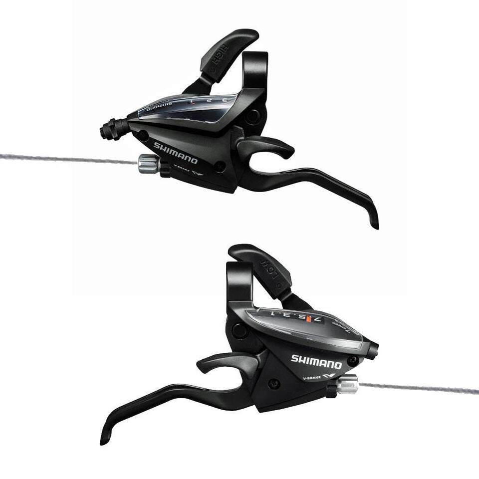 Shimano ST-EF500 EZ Fire Plus STI Set 2-Finger Lever 3 x 7-Speed - Black