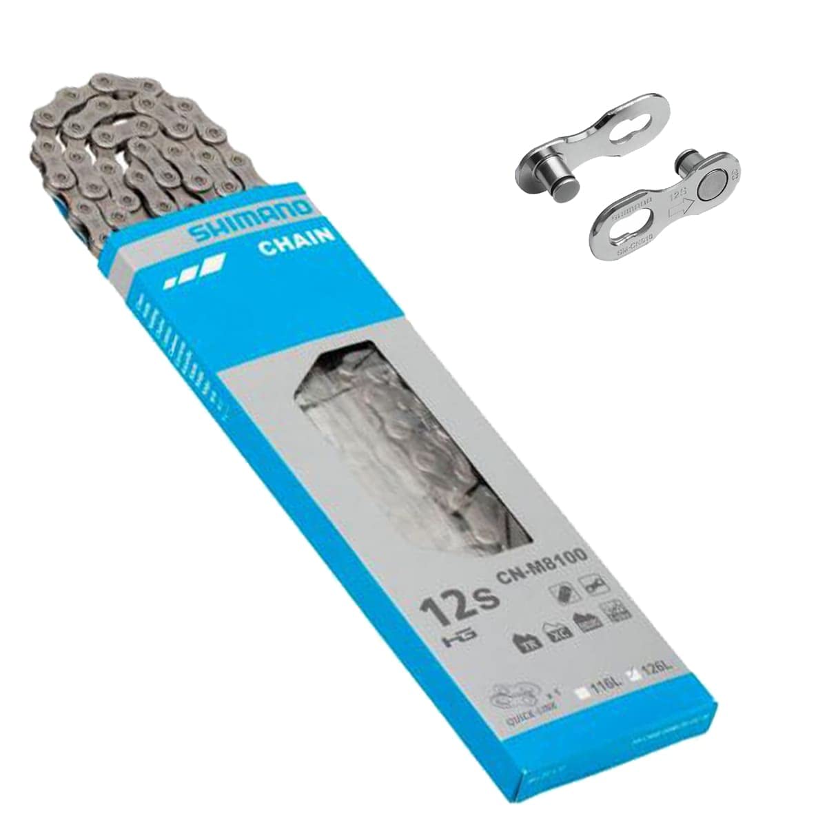 Shimano XT/Ultegra CN-M8100 Super Narrow 12 Speed Chain 126 Links