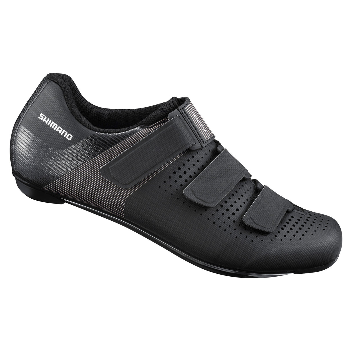 Shimano RC1 Womens Synthetic Leather Road Cycling Shoe - Black - Size 38