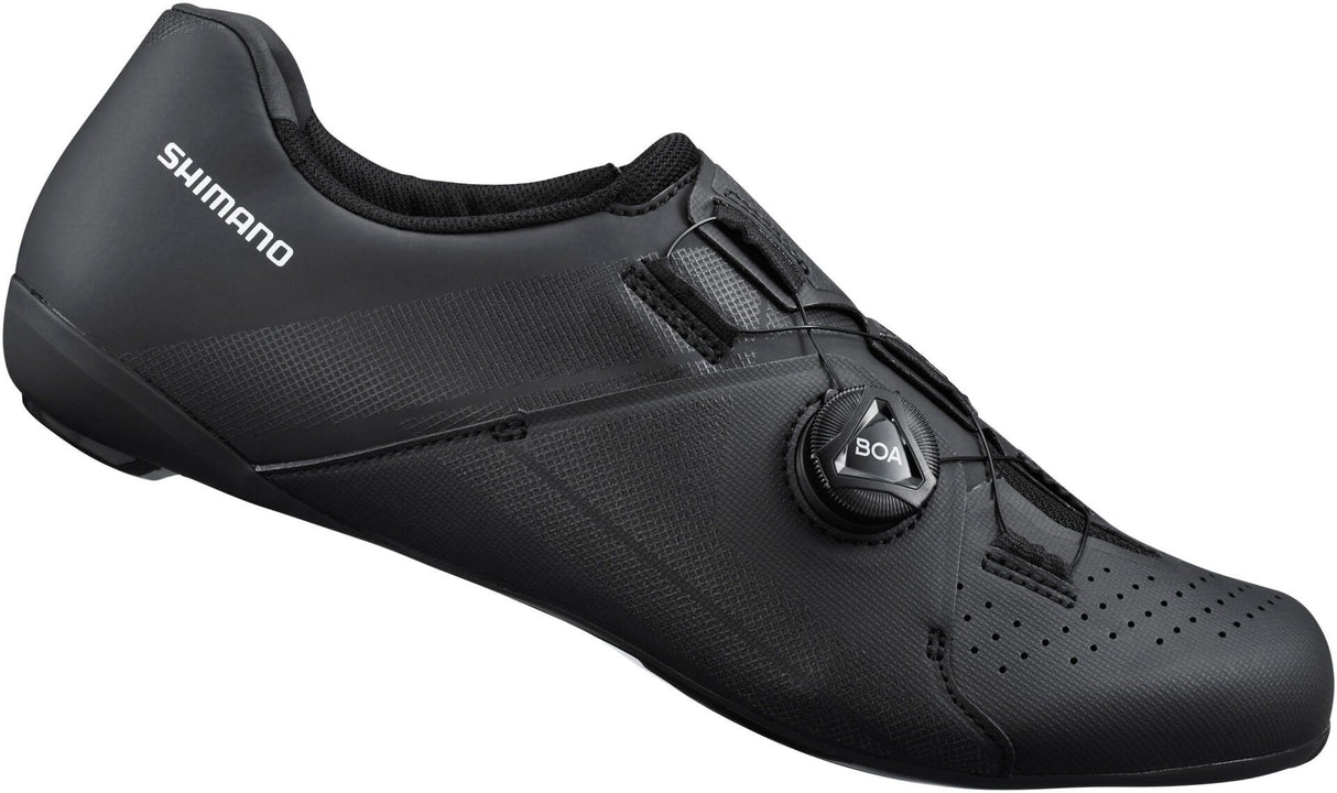 Shimano RC3 SH-RC300 Mens Synthetic Road Cycling Shoes - Black - Size 45
