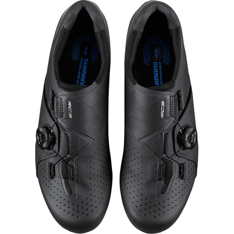 Shimano RC300 Mens Synthetic BOA Dial Road Bike Cycling Shoes Black Size 41