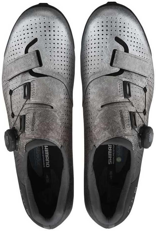 Shimano RX8 (RX801) Unisex Adult Cycling Shoes - Silver/Black - Size 42 EU