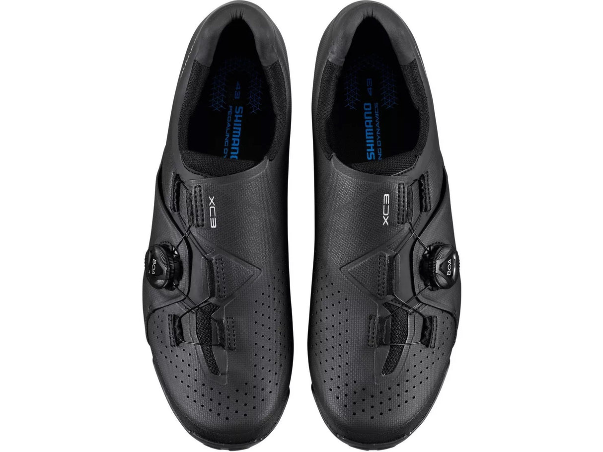 Shimano XC3 XC300 SPD Men's MTB Off-Road Cycling Shoes - Black - UK 9 /EU 43