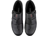 Shimano XC1 XC100 SPD Unisex 3 Velcro Straps Cycling Shoes - Black - EU 47