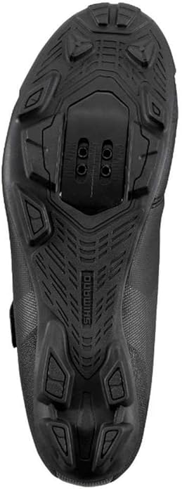 Shimano XC1 XC100 SPD Unisex 3 Velcro Straps Cycling Shoes - Black - EU 47