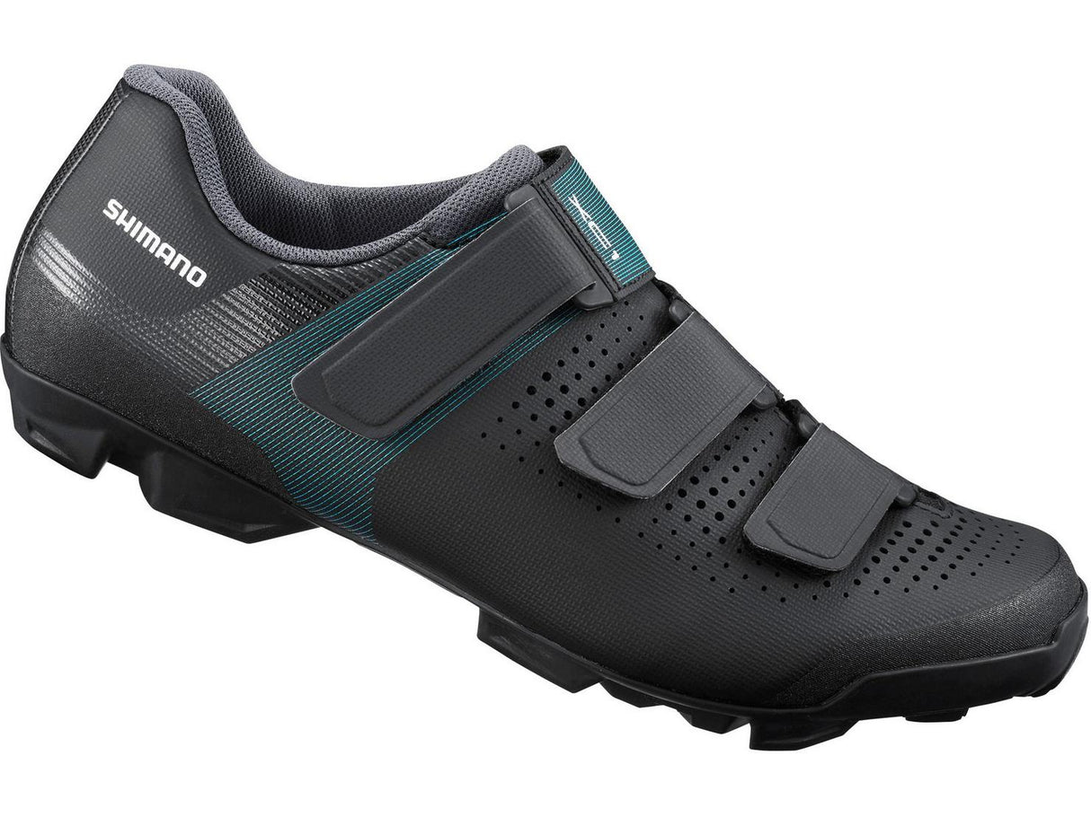 Shimano XC100 Synthetic Leather Women's Road Cycling Shoes Black - Size 38